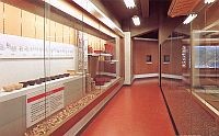 川連漆器展示コーナー写真