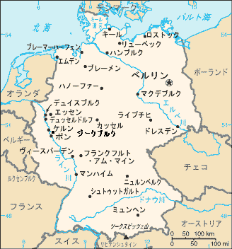 ジークブルク市の位置