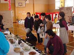 弁天陶芸作品展示会の写真