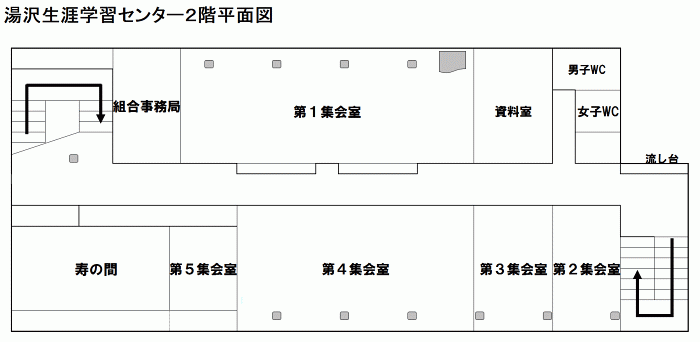 生涯学習センター2階平面図