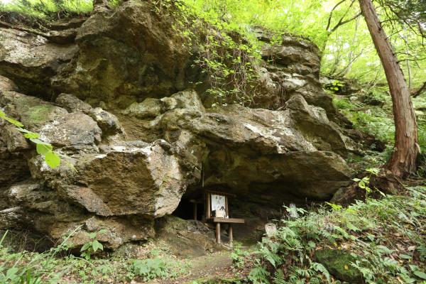 岩井堂洞窟の写真