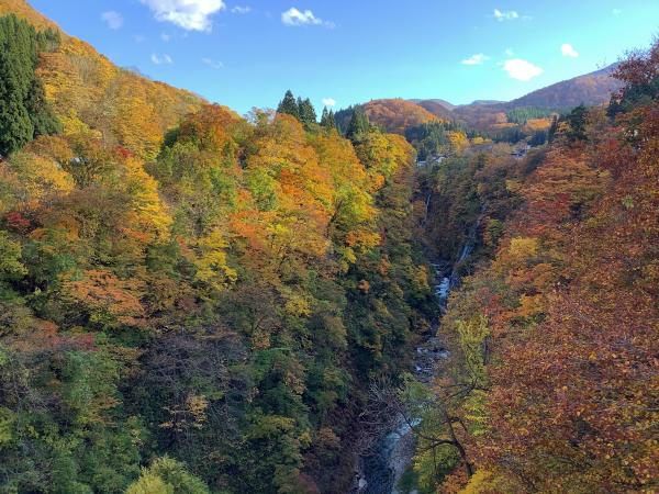 紅葉の小安峡