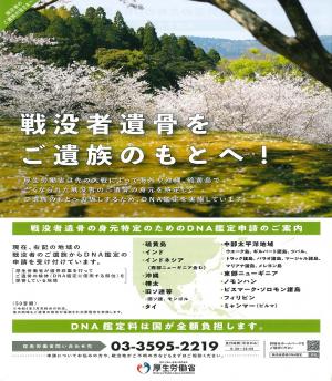 遺骨チラシ 表