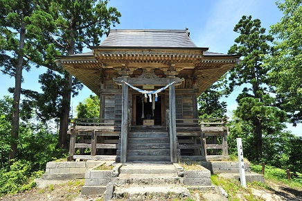 白山神社社殿の画像