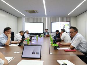 産業建設常任委員会第３回研修会の模様