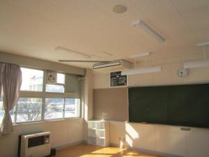 特別支援学級エアコン設置_教室全景