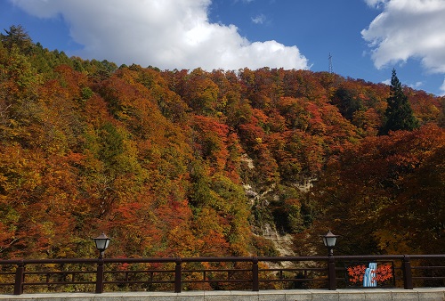 紅葉の三途川渓谷