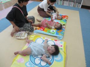測定前の様子