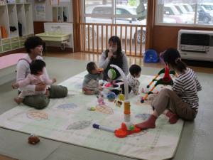 羽後町子育て支援センターに遠足