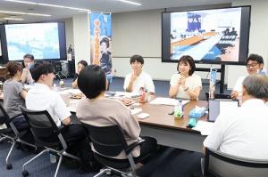 和やかな雰囲気で休憩中もお話が続きました