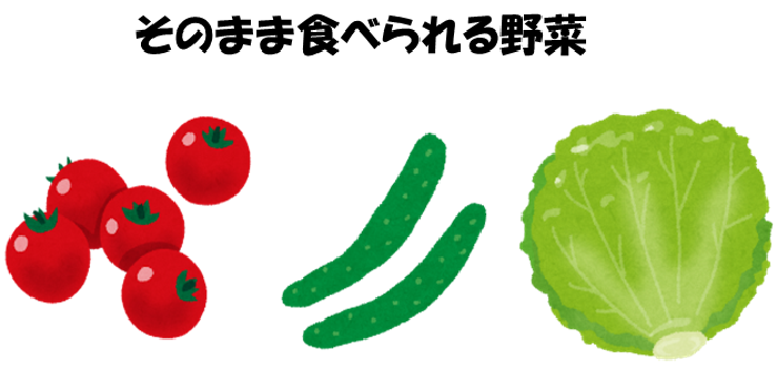 そのまま食べられる野菜