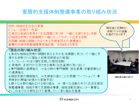 重層的支援体制①
