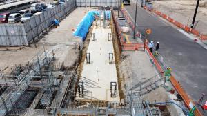 連絡通路（湯沢駅に向かって撮影）