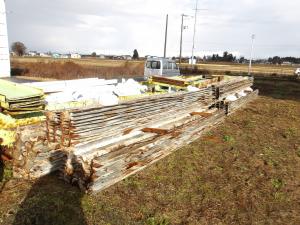 白子川橋解体鉄くず2