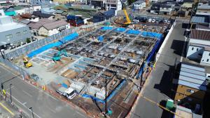 令和7年9月の施設の様子（国道13号線に向かって撮影）