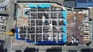 令和7年10月の施設の様子（真上から撮影）