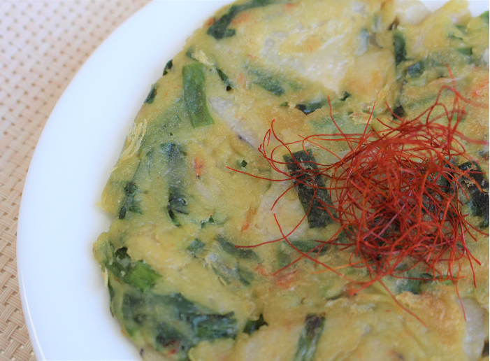 豆腐とれんこんのチヂミ