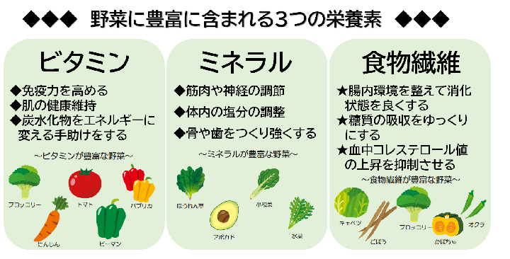 野菜の効果