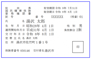 資格確認書