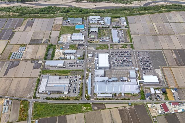 湯沢工業団地空撮画像